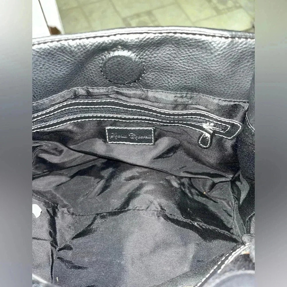 Sophia Caperelli Brown Patchwork Leather Bag with A Steve Madden Wristlet - Picture 13 of 15